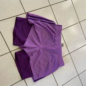 champion shorts with underlining